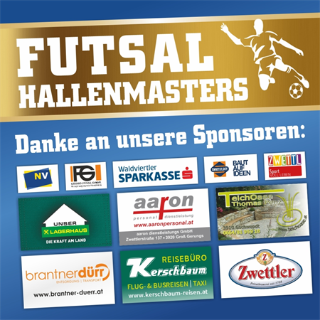 Futsal Hallenmasters 2023 - Sponsoren